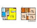 川西市久代3丁目戸建貸家Ⅰの間取図