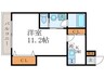クシェル北山 1Kの間取り