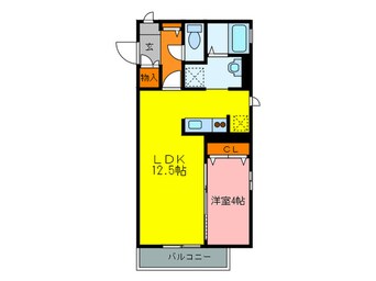 間取図 ラコルト