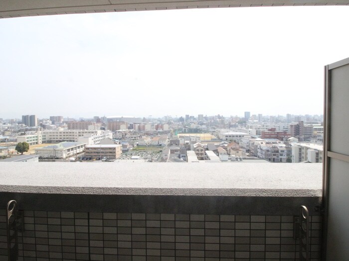 室内からの展望 プレジオ帝塚山