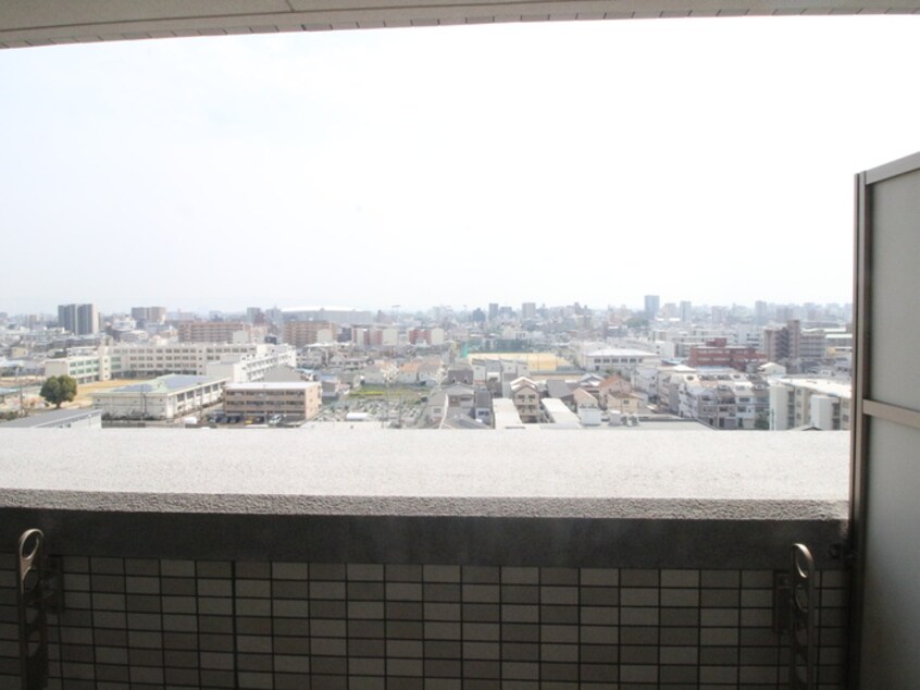 室内からの展望 プレジオ帝塚山