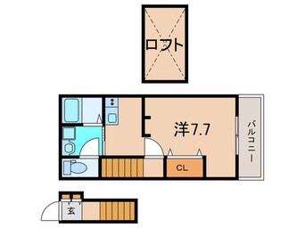 間取図 仮)あんしん+明神町08-3007