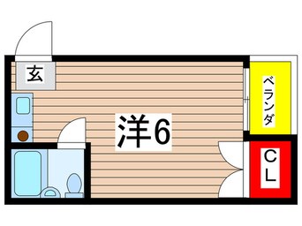 間取図 シャンブル石橋