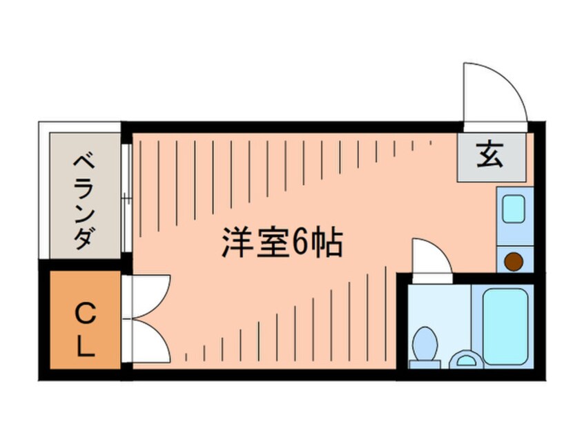 間取図 シャンブル石橋