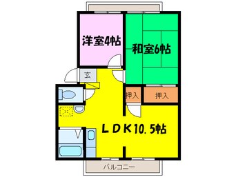 間取図 サンシティ－西大路