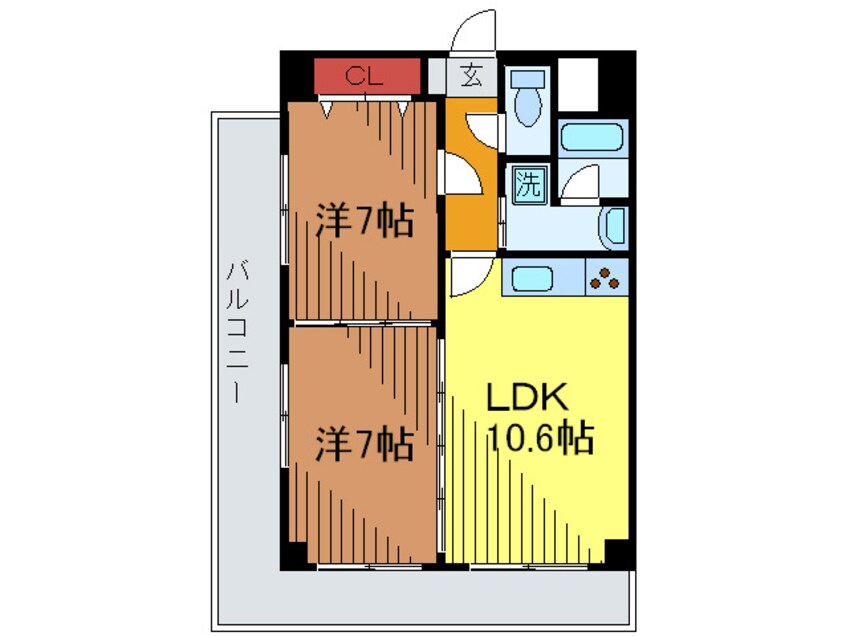 間取図 神戸中山手ハウス