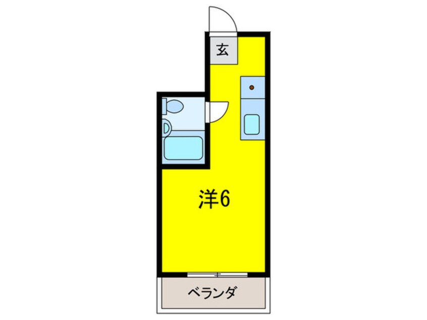 間取図 ア－バンシティ岸里パ－ト２