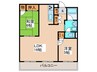 清川六番館 2LDKの間取り