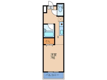間取図 スペ－スシャト－中津