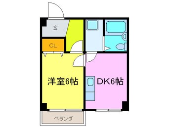 間取図 パインリーフ和泉