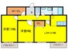 パインリーフ和泉 2LDKの間取り