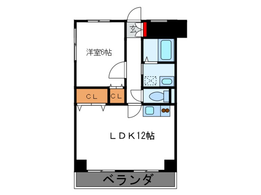 間取図 リエス桜川