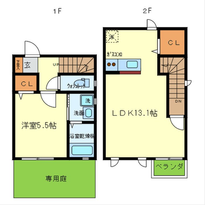間取り図 town court