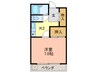 東邦ハイツ 1Kの間取り