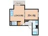 ポモナ 1LDKの間取り