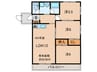 マンションパルティ－ル 3LDKの間取り
