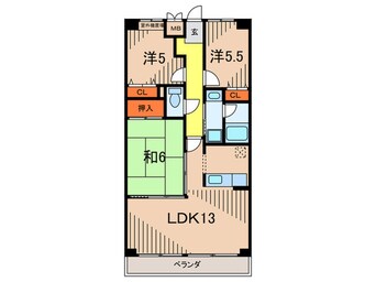 間取図 ソレ－ユ宝塚