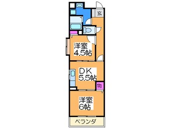 間取図 レジデンシア・タネリ