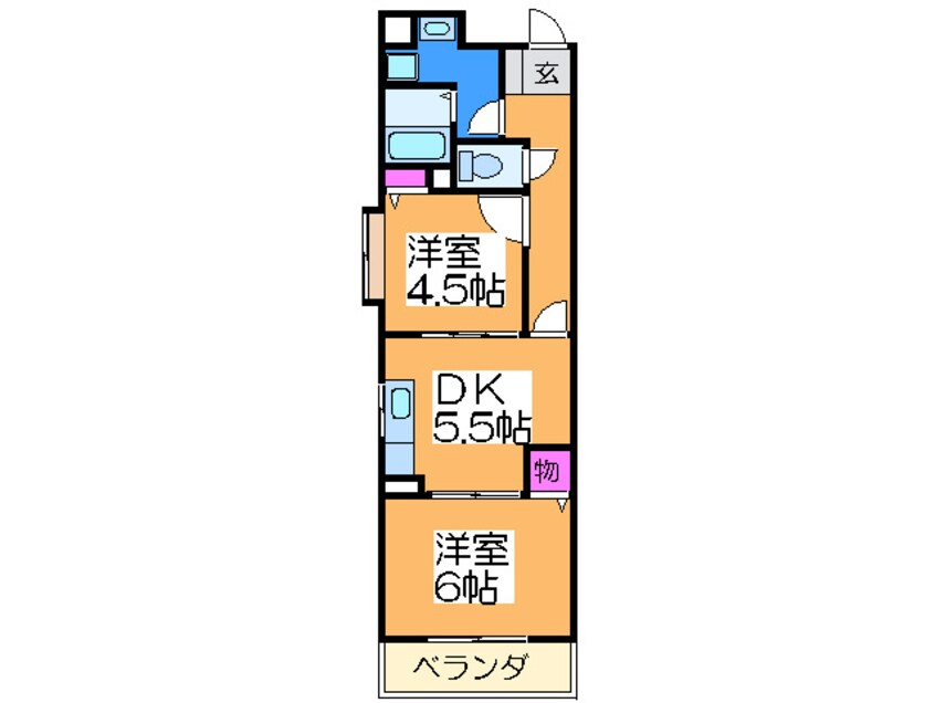 間取図 レジデンシア・タネリ