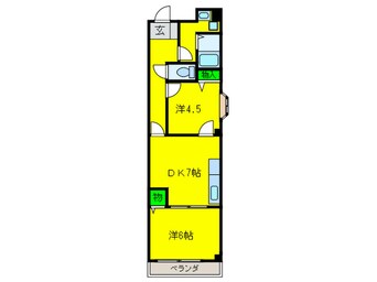 間取図 レジデンシア・タネリ