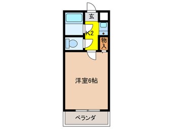 間取図 シャトレーコマツリ