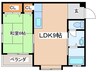 グリ－ンヒルズ 1LDKの間取り