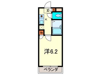 間取図 チェリーハイム河原