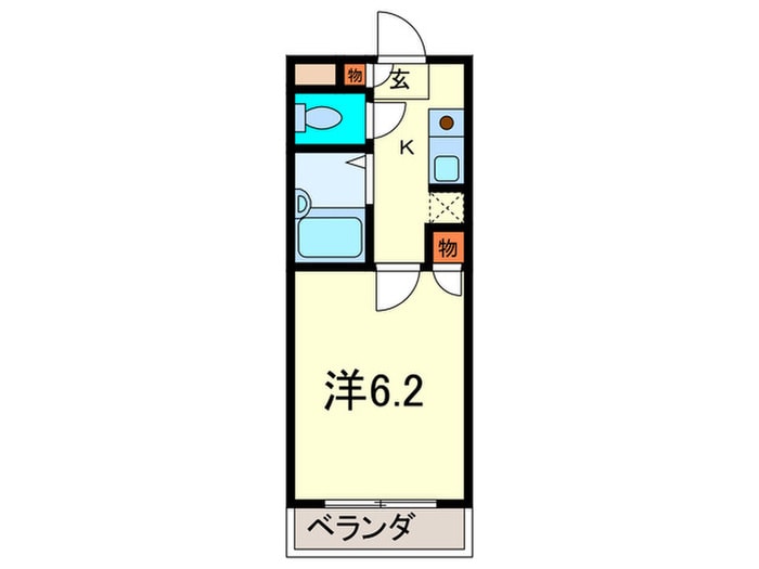 間取り図 チェリーハイム河原