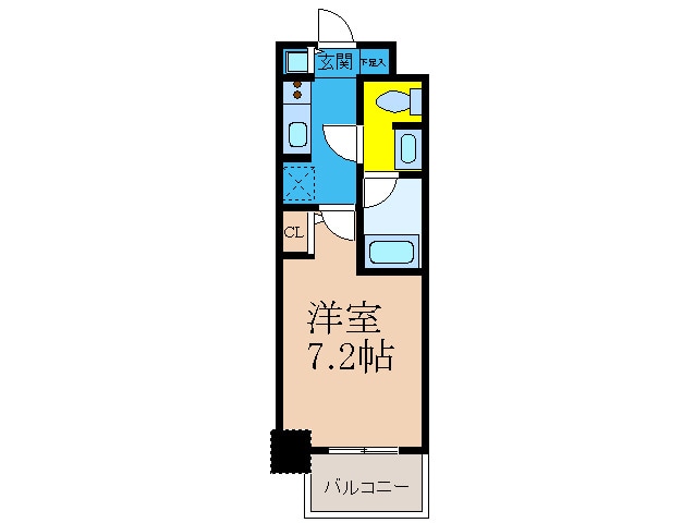 間取り図 ｸﾚｱｰﾄｱﾄﾞﾊﾞﾝｽ北大阪(607)