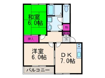 間取図 ハイツファミールＢ棟