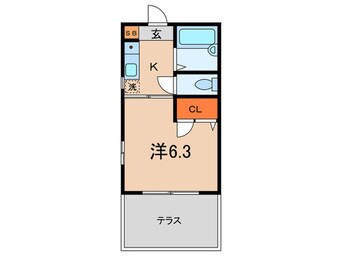 間取図 サニ－ハイツ王子