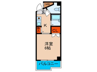 間取図 パシフィック北野