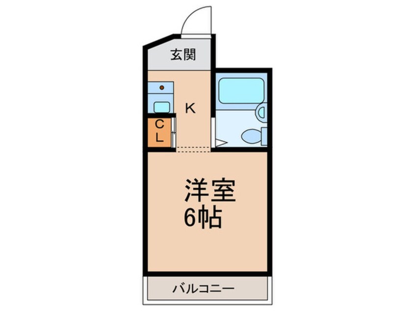 間取図 パシフィック北野