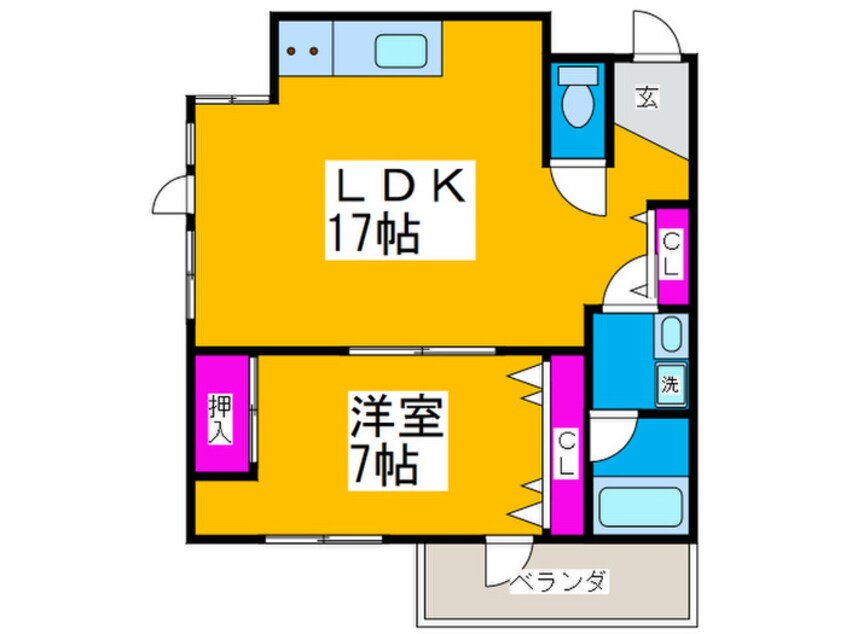 間取図 谷町ビル