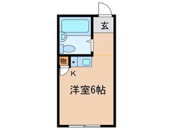 間取図 サワラビ堺町マンション