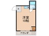 美和コ－ポ 1Rの間取り