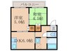 多田ハイツⅡ 2DKの間取り