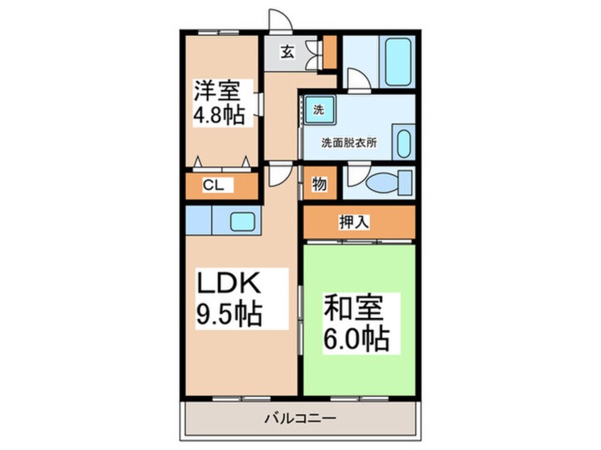 間取図 スカイプラザⅡ