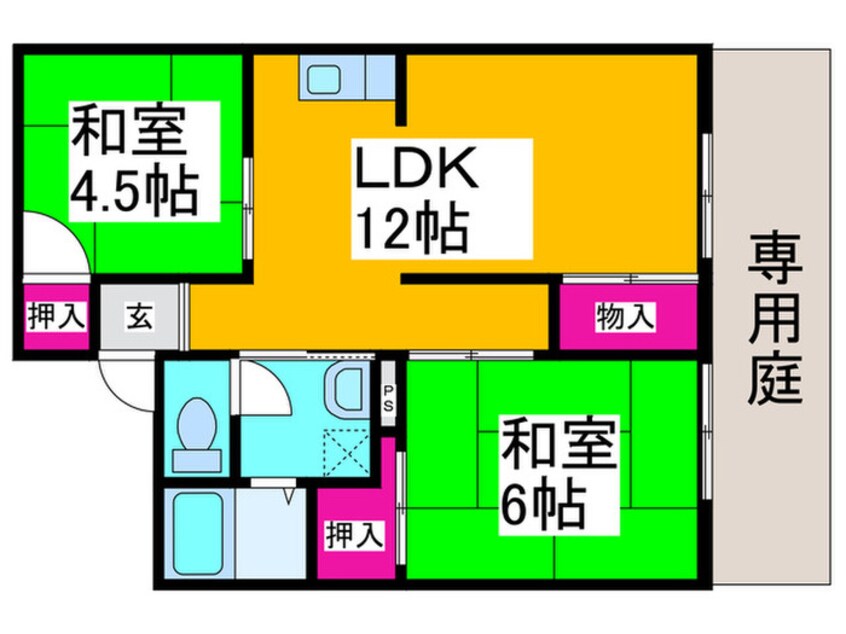 間取図 大美野ガーデンズ