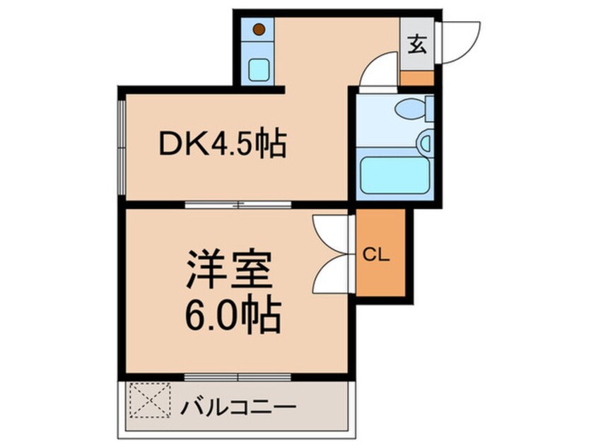 間取図 ＮＯＢＳＵＮ海岸通