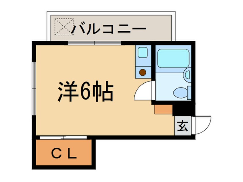 間取図 ＮＯＢＳＵＮ海岸通