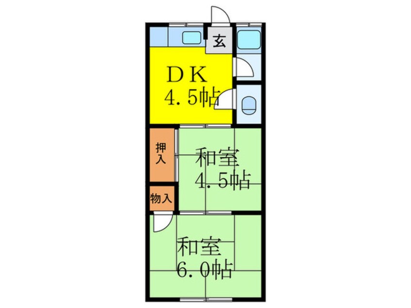 間取図 吉田荘