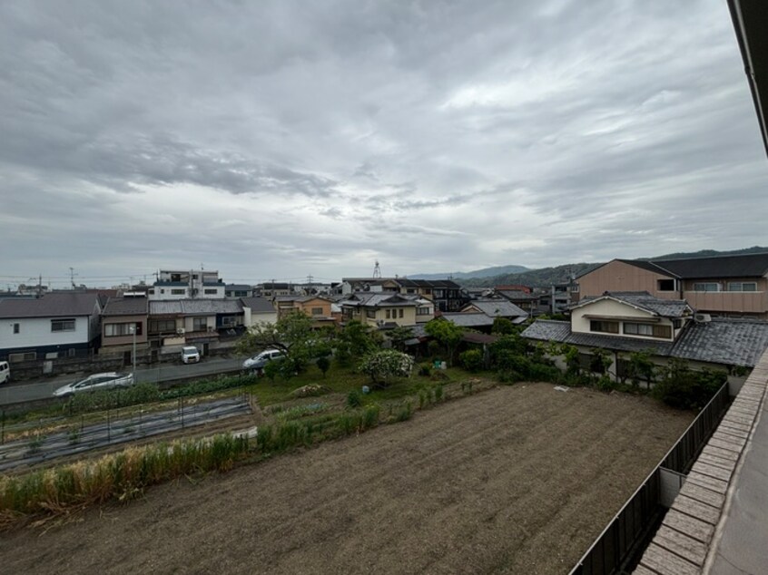 室内からの展望 シュシュパルク太秦