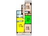 ダイアパレス宝塚月見山（604） 3LDKの間取り