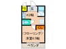 ア－バンハイツ竹の内 1Kの間取り