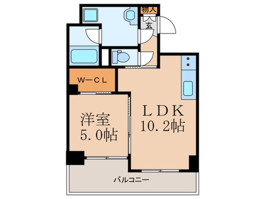 間取図 ノルデンハイム天神橋アドバンス