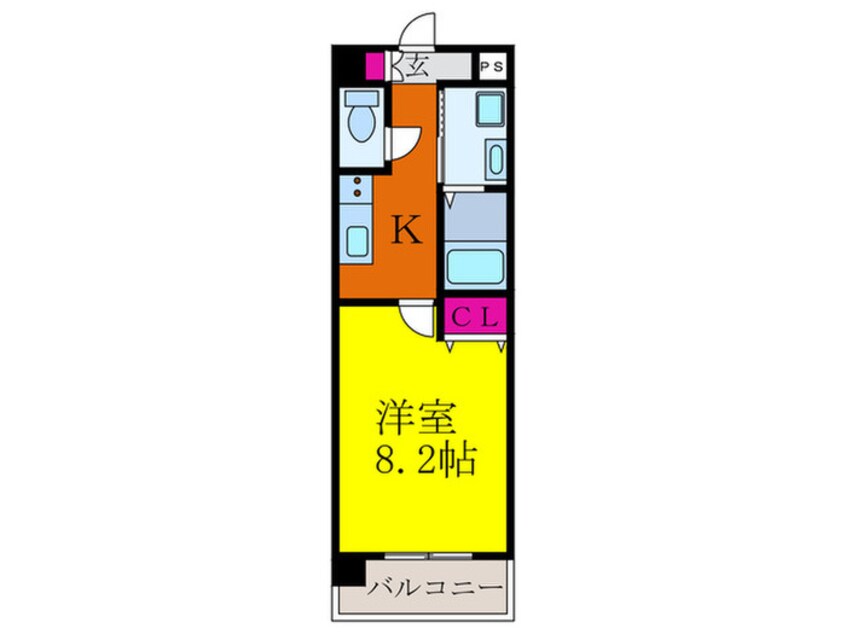 間取図 カサルテ吹田青葉丘