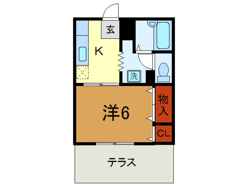間取図 中山手ガ－デンパレスＡ棟