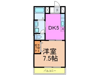 間取図 中山手ガ－デンパレスＡ棟