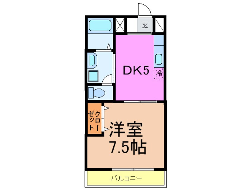 間取図 中山手ガ－デンパレスＡ棟